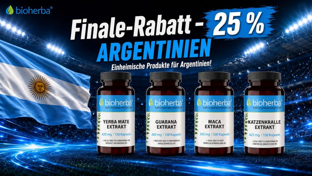 Finale-Rabatt - 25 %: Argentinien