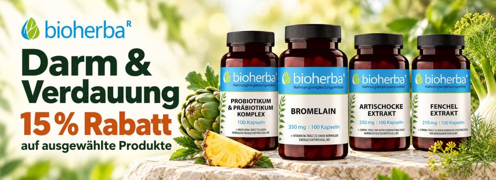Darm & Verdauung – 15 % Rabatt