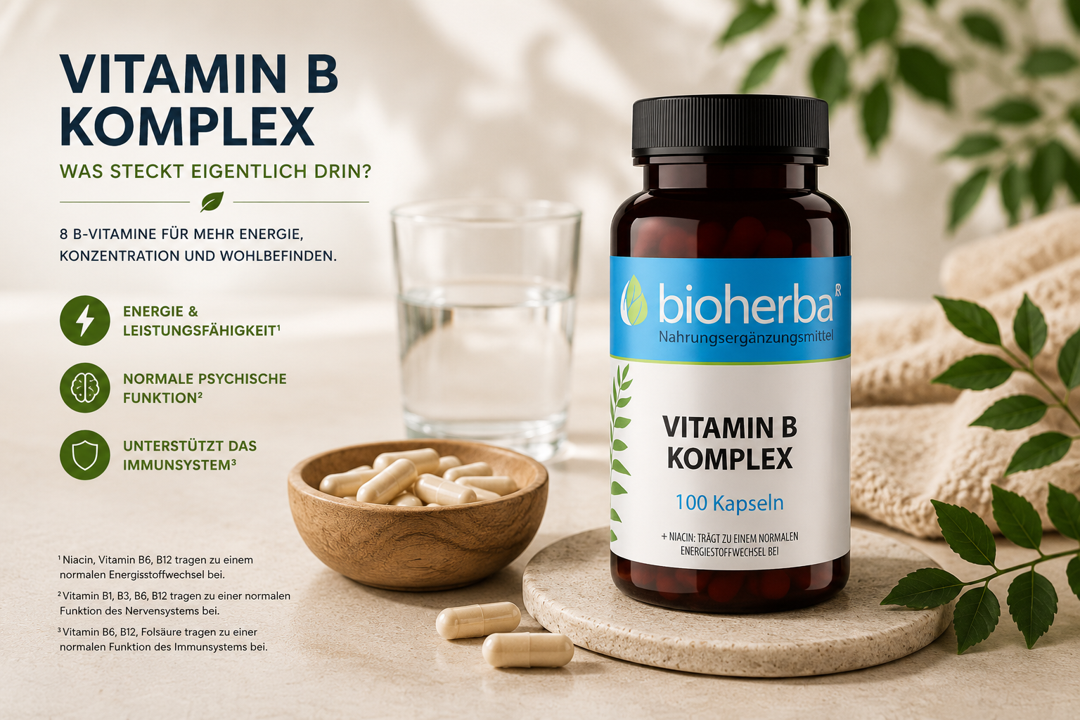 Vitamin B Komplex – was steckt eigentlich drin?