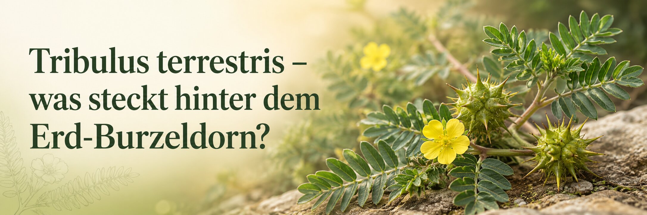 Tribulus terrestris – was steckt hinter dem Erd-Burzeldorn?