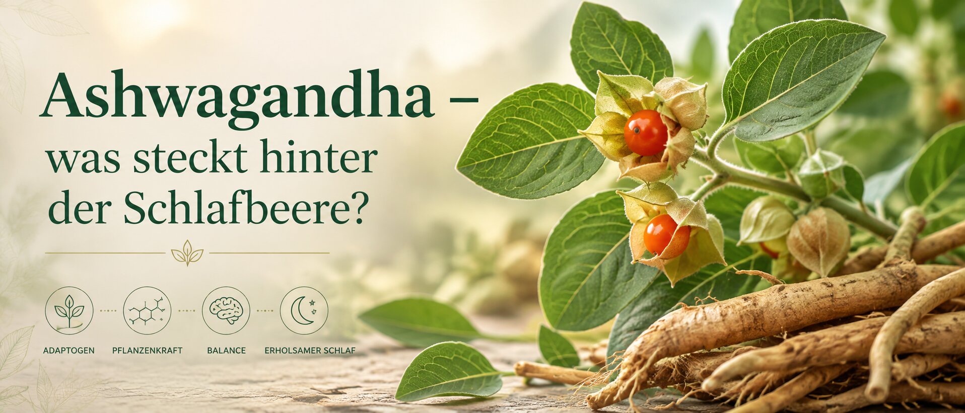 Ashwagandha – was steckt hinter der Schlafbeere?