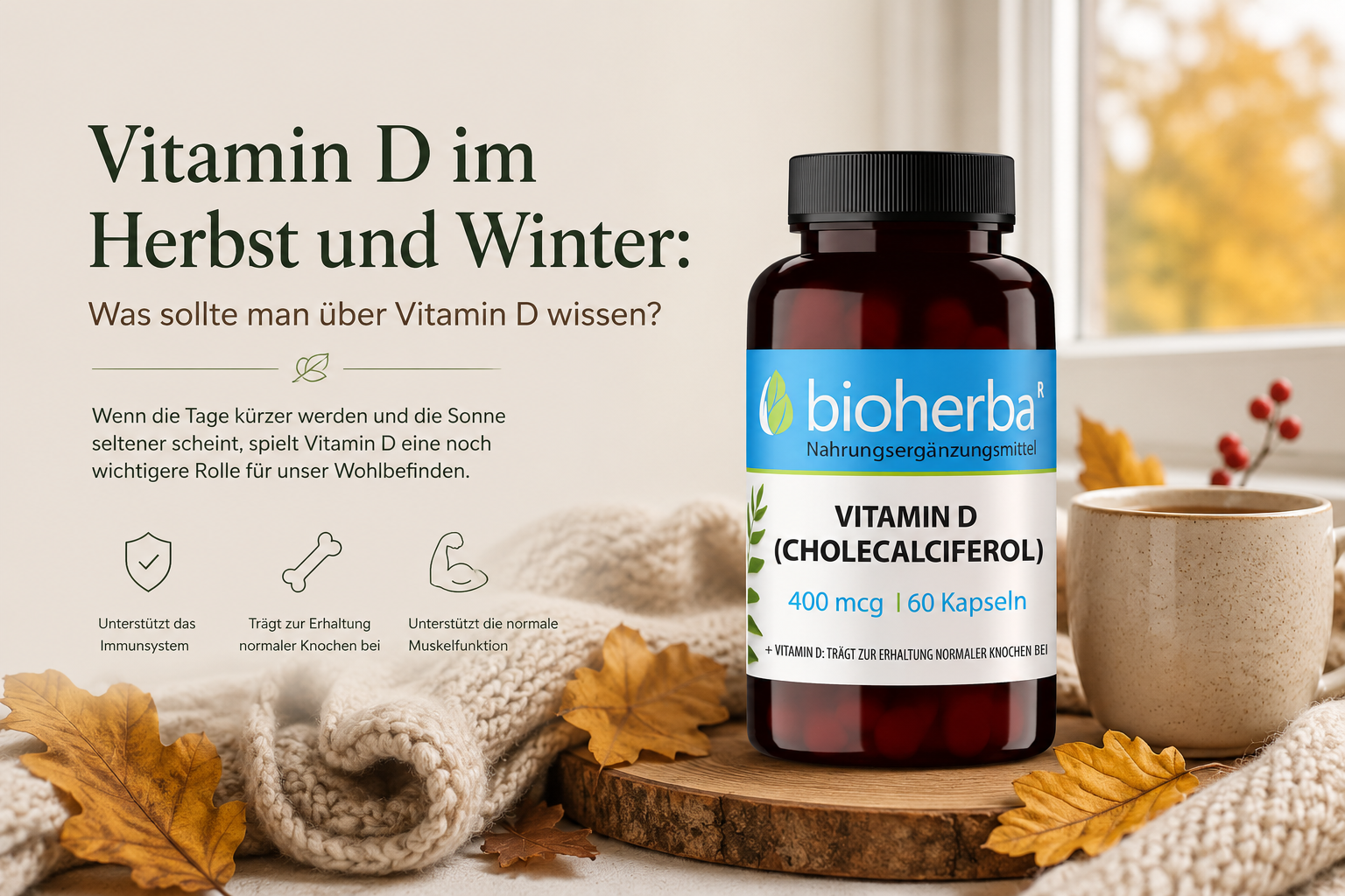 Vitamin D im Herbst und Winter: Was sollte man über Vitamin D wissen?