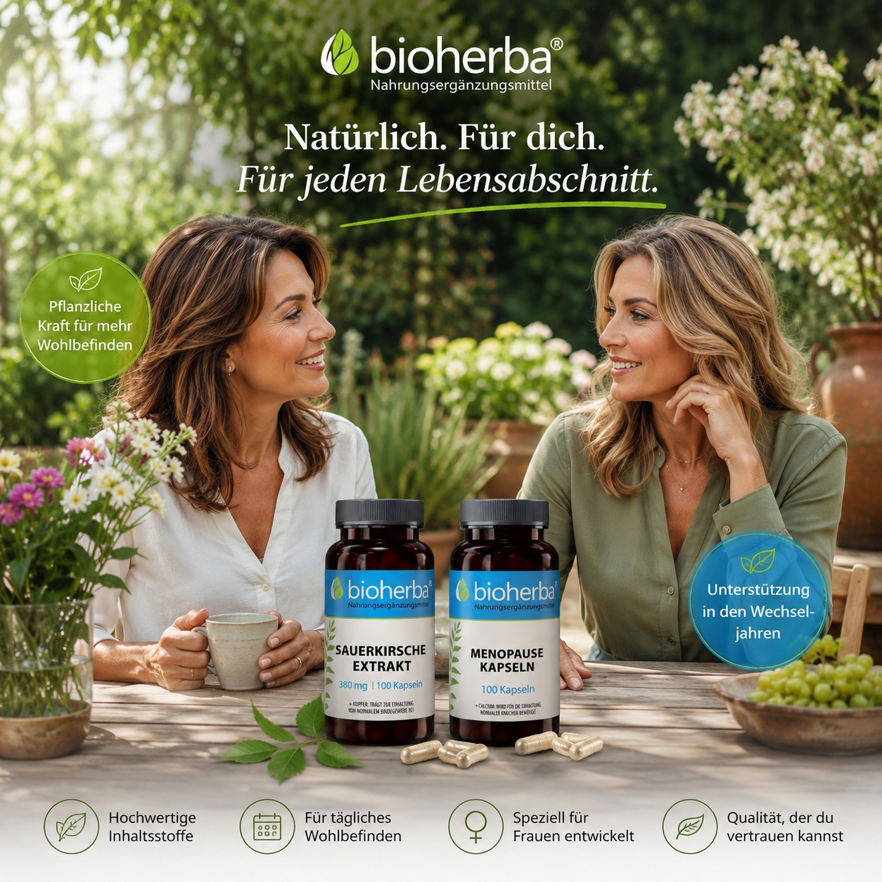 Menopause Kapseln & Sauerkirschenextrakt