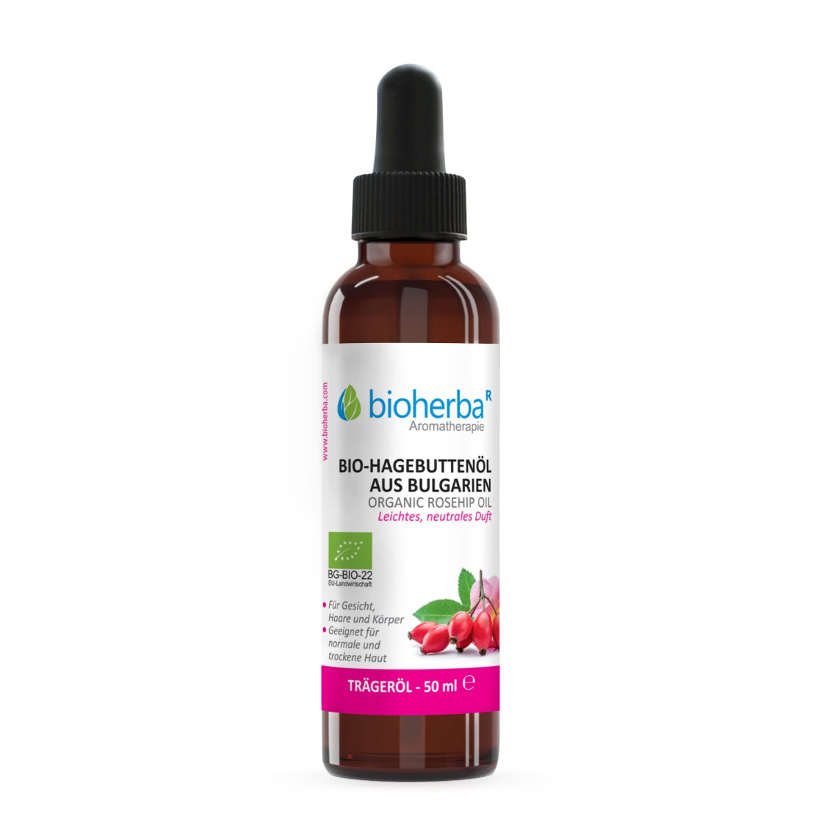 Bio-Hagebuttenöl aus Bulgarien 50ml