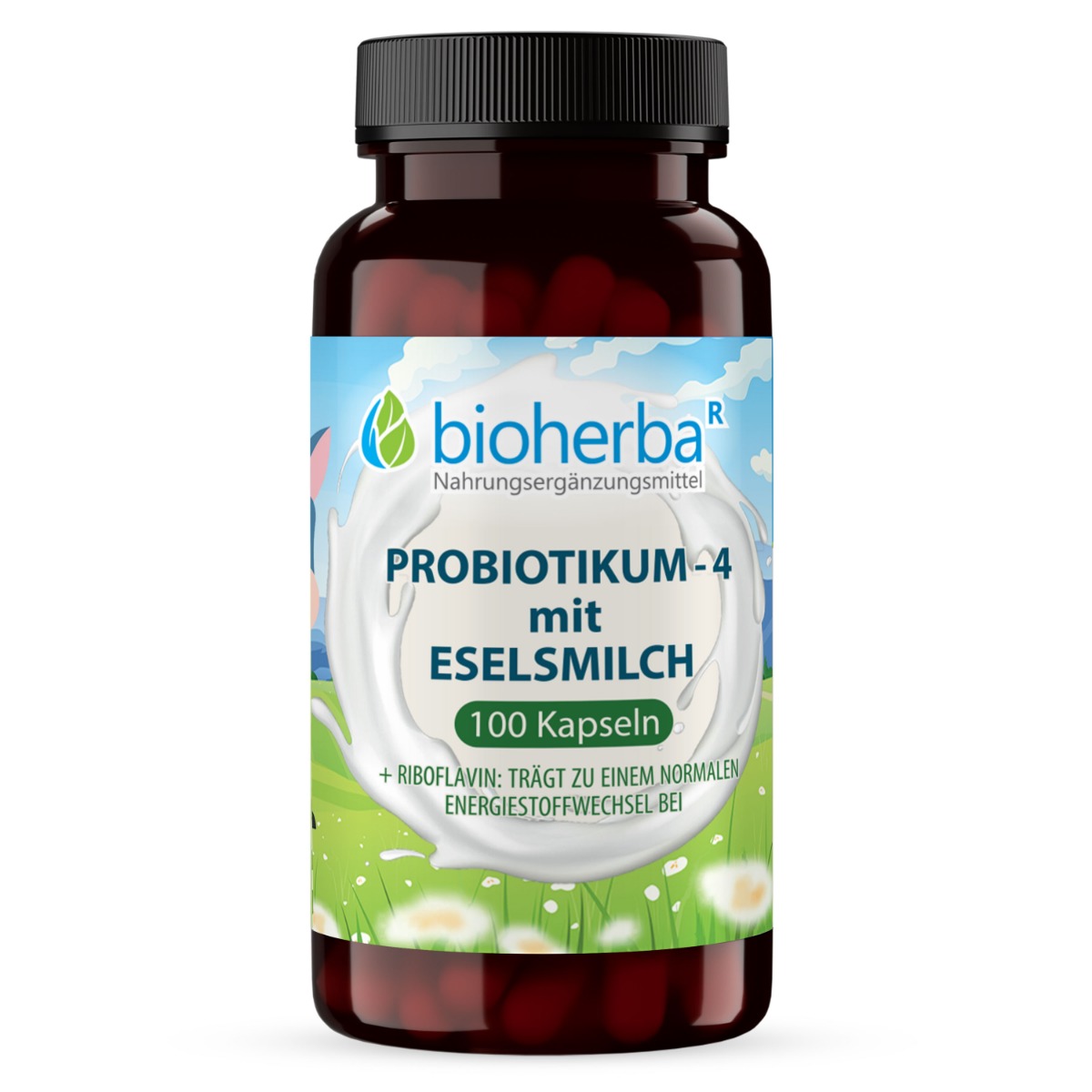 Probiotikum - 4 mit Eselsmilch 100 Kapseln