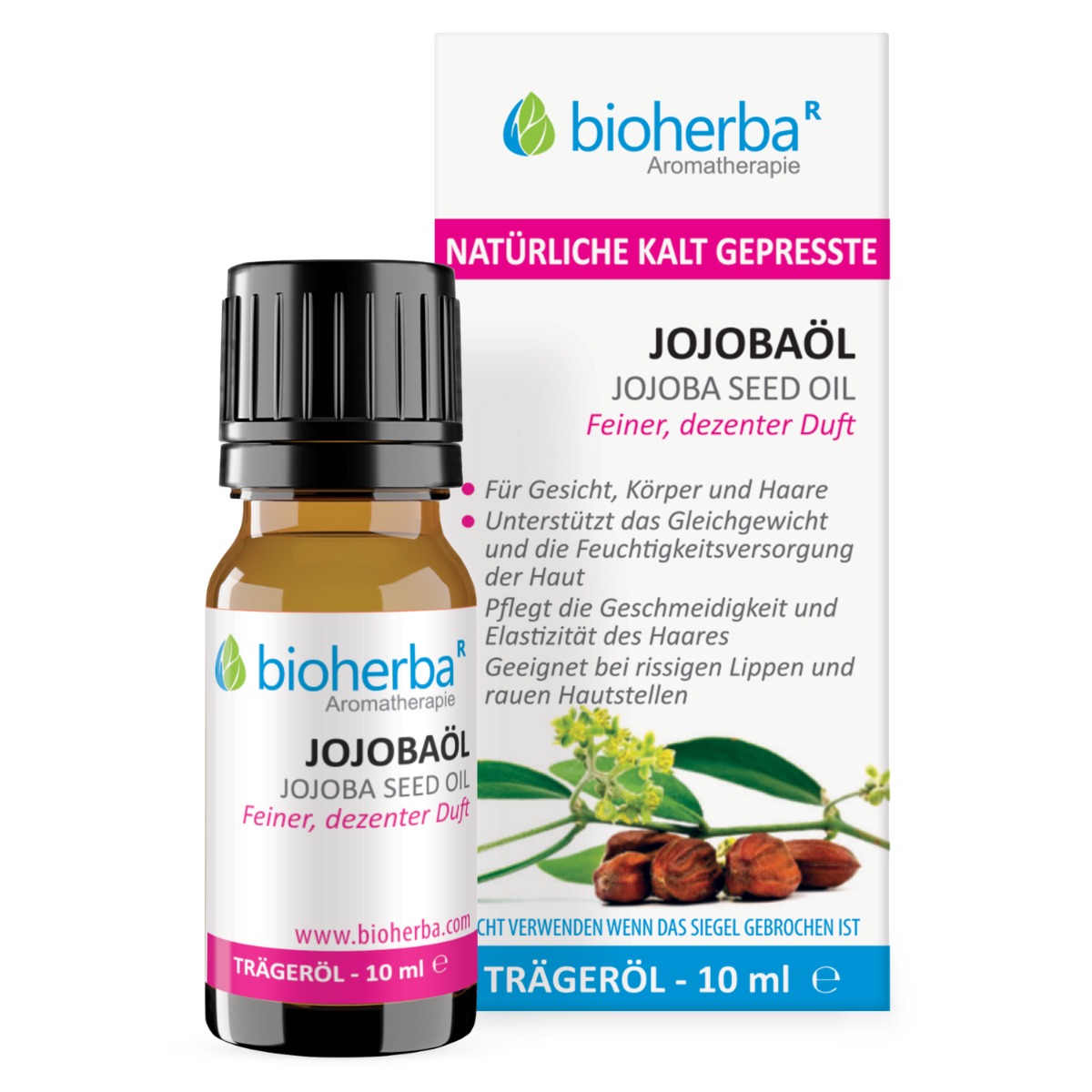 Jojobaöl Jojoba Seed Oil Feiner, Dezenter Duft 10 ml
