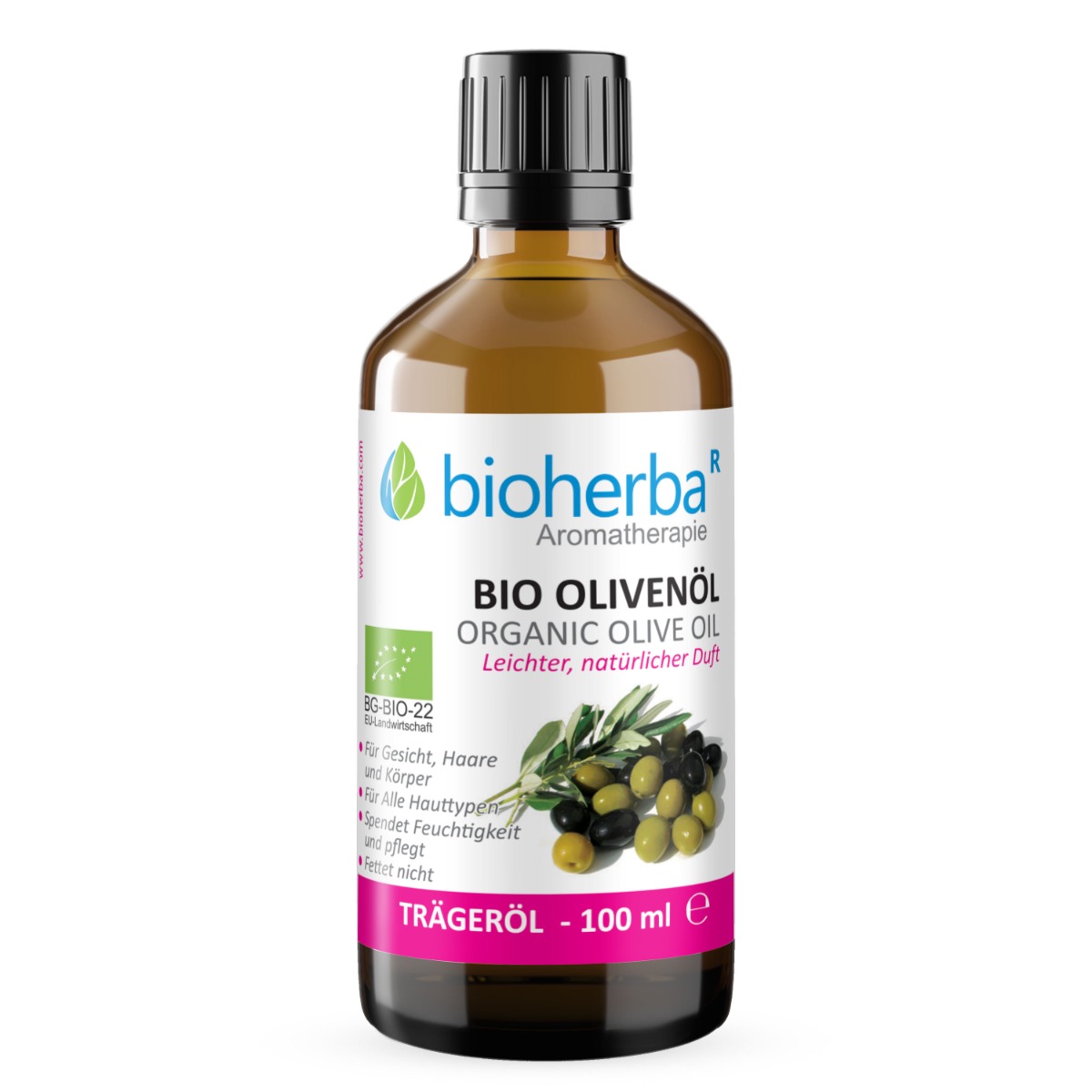 Bio Olivenöl Organic Olive Oil Leichter, Natürlicher Duft 100 ml