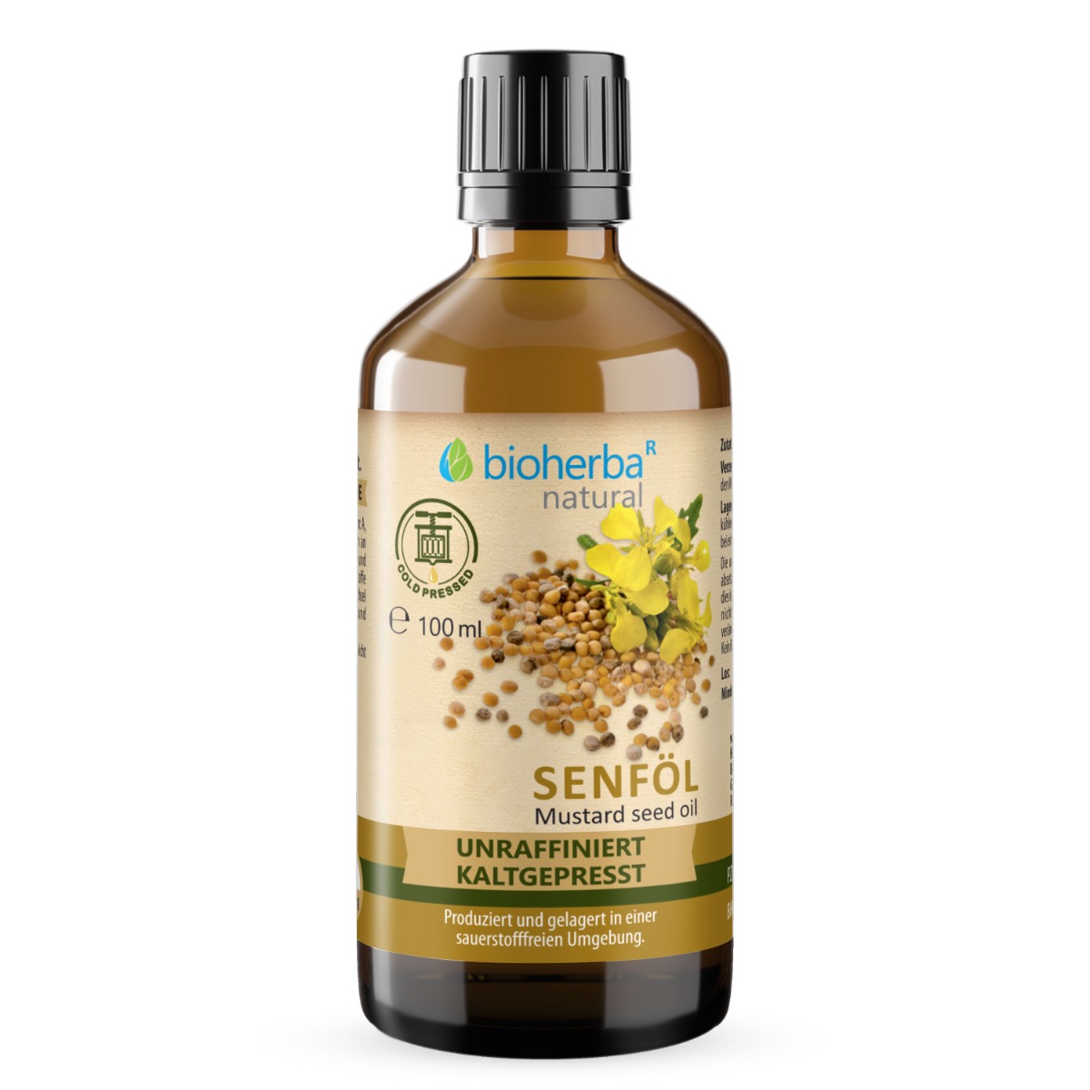 Senföl kaltgepresst – Natürliches Senföl 100 ml