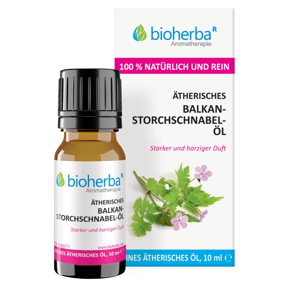 Ätherisches reines Balkan-Storchschnabel-Öl 10 ml