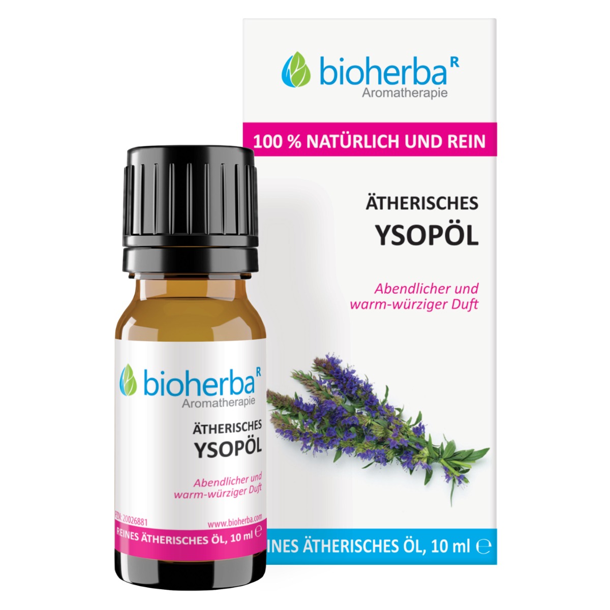 Ätherisches reines Ysopöl 10 ml