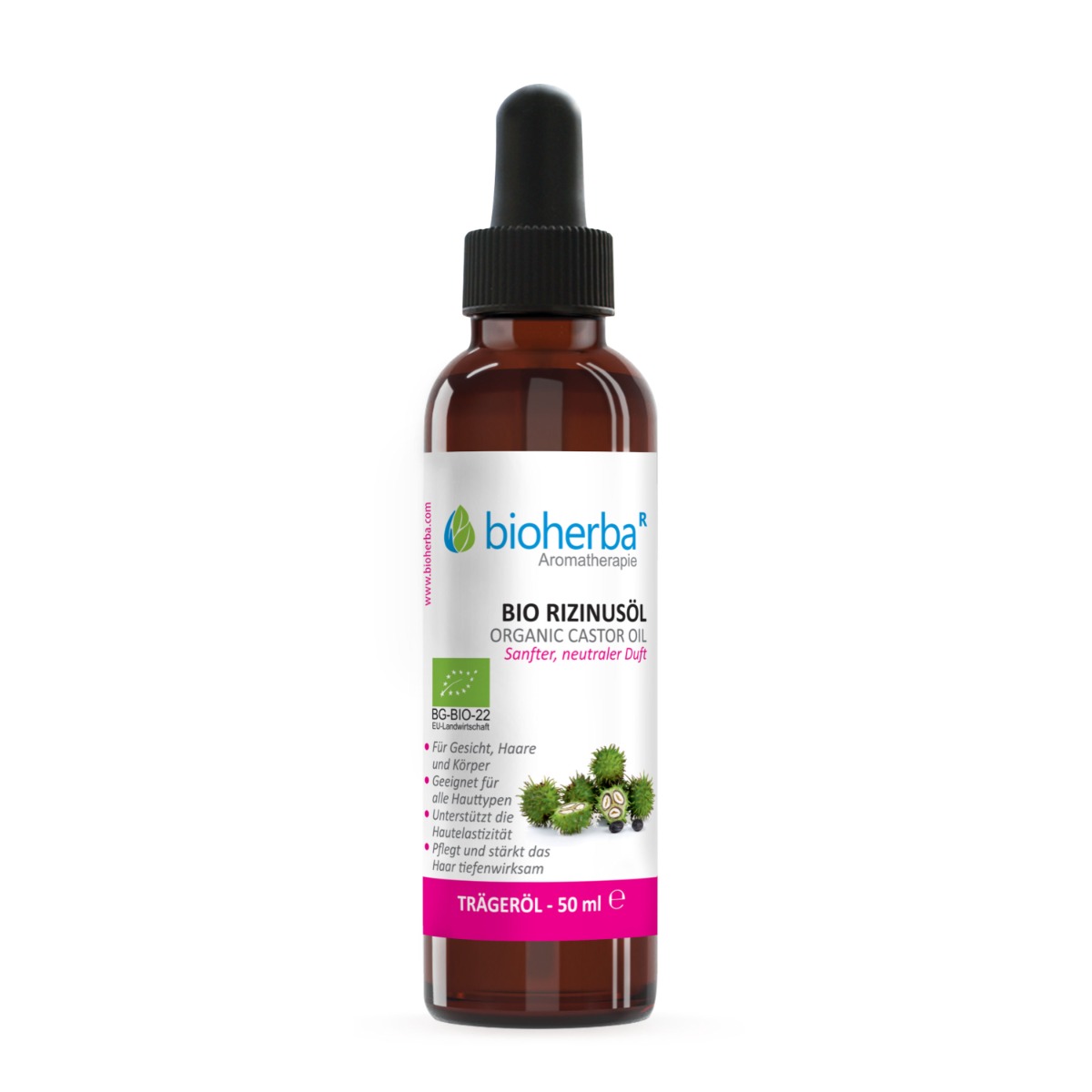 Rizinusöl Ricinus Communis Seed Oil Reines Trägeröl 50 ml