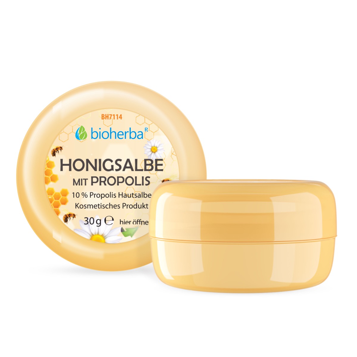 Honigsalbe mit Propolis 10% Propolis Hautsalbe 30 g