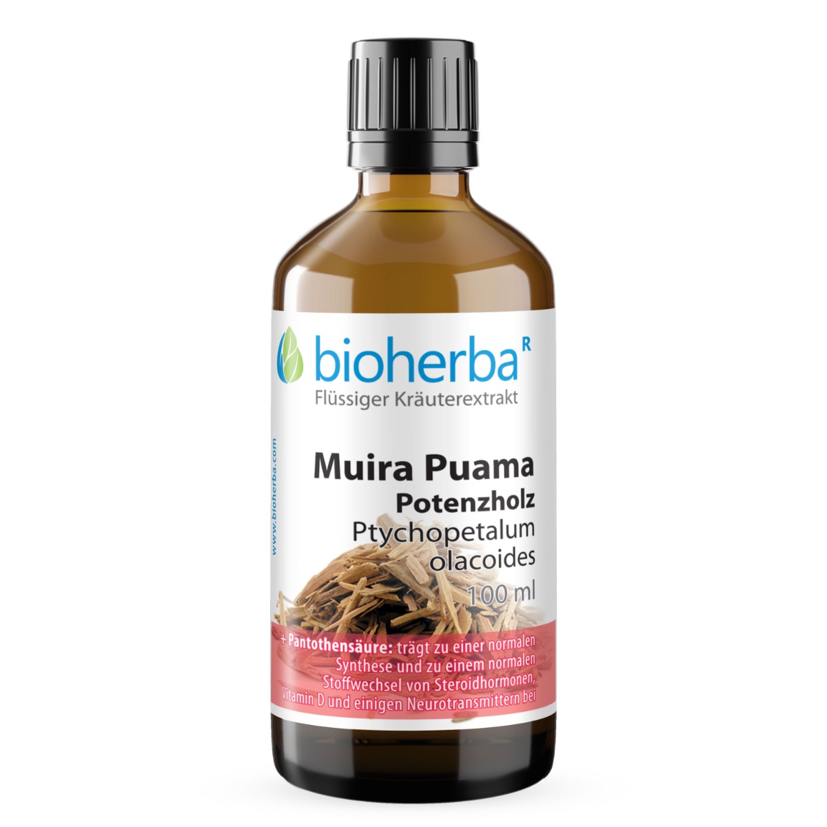 Muira Puama Potenzholz Ptychopetalum olacoides Tropfen Tinktur 100 ml
