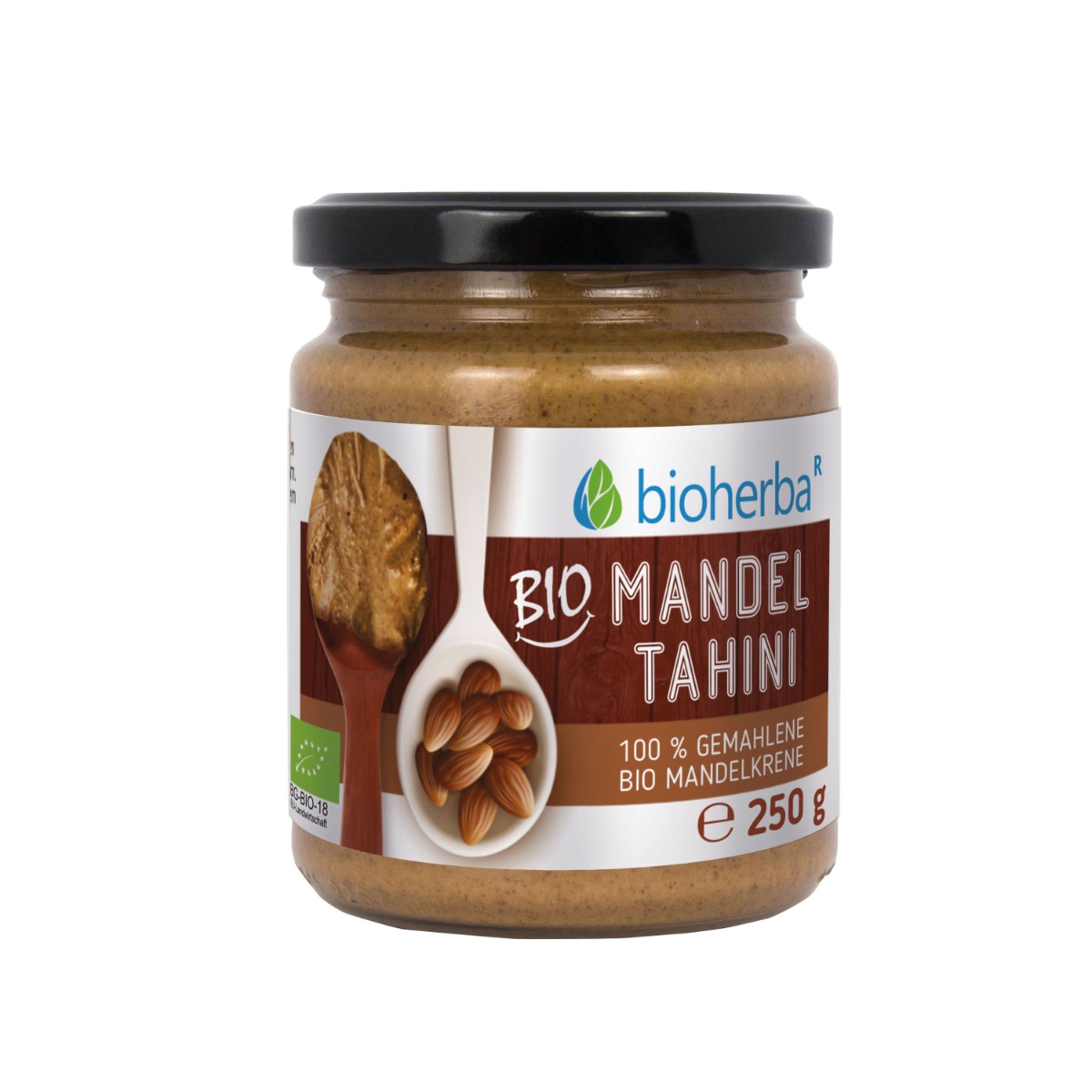 Bio Mandel Tahini 100 % gemahlene Bio Mandelkrene 250 g