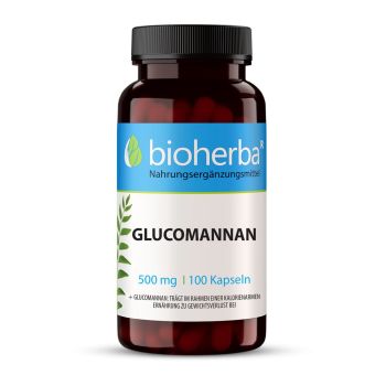 Glucomannan 500 mg 100 Kapseln online kaufen, besten Preis, Bioherba Reichenbach GmbH