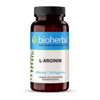 L-Arginin 450 mg 100 Kapseln online kaufen, besten Preis, Bioherba Reichenbach GmbH