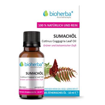 Sumachöl Reines ätherisches Öl 10 ml online kaufen, besten Preis, Bioherba Reichenbach GmbH