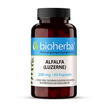 Alfalfa (Luzerne) 200 mg 60 Kapseln online kaufen, besten Preis, Bioherba Reichenbach GmbH