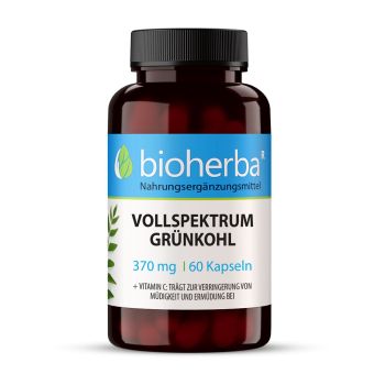Vollspektrum Grünkohl 370 mg 60 Kapseln online kaufen, besten Preis, Bioherba Reichenbach GmbH