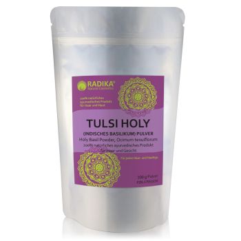 Tulsi (Heiliger Basilikum) Pulver Ocimum tenuiflorum 100 g online kaufen, besten Preis, Bioherba Reichenbach GmbH