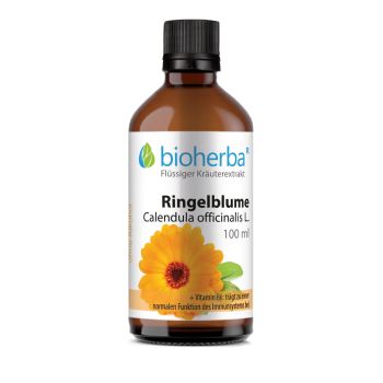 Ringelblume, Calendula officinalis L., Tropfen, Tinktur 100 ml online kaufen, besten Preis, Bioherba Reichenbach GmbH