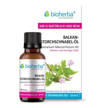 Balkan-Storchschnabel-Öl Reines ätherisches Öl 10 ml online kaufen, besten Preis, Bioherba Reichenbach GmbH