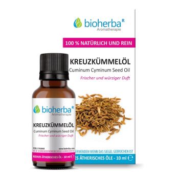 Kreuzkümmelöl Reines ätherisches Öl 10 ml online kaufen, besten Preis, Bioherba Reichenbach GmbH