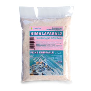 Himalayasalz feine Kristalle 250 g Super Foods online kaufen, besten Preis, Bioherba Reichenbach GmbH