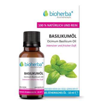 Basilikumöl Reines ätherisches Öl 10 ml online kaufen, besten Preis, Bioherba Reichenbach GmbH