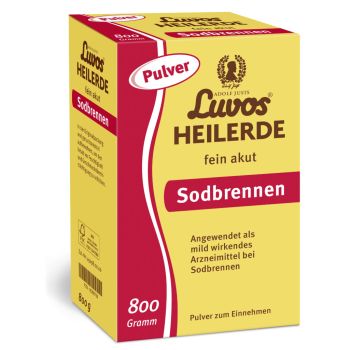 Luvos-Heilerde Adolf Justs fein akut Sodbrennen Pulver 800g