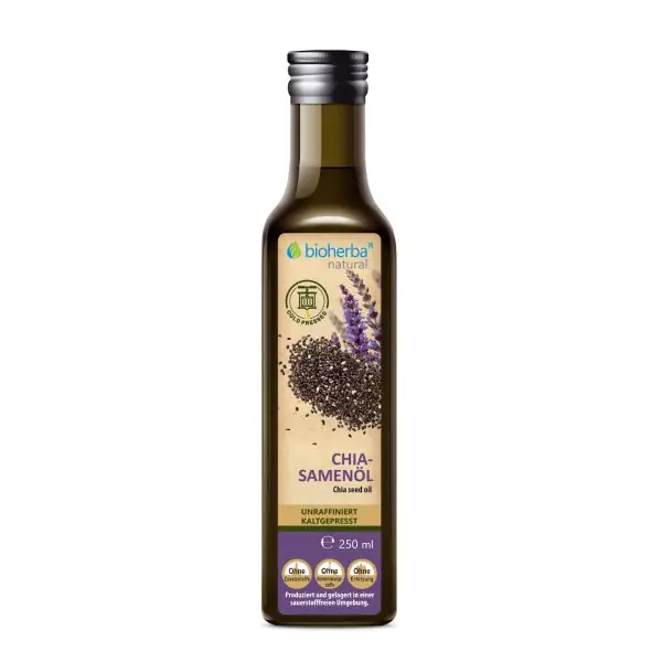 Bioherba Chiasamenöl kaltgepresst, Originalflasche 250 ml