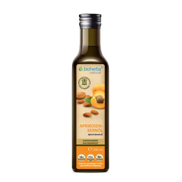 Bioherba Aprikosenkernöl 250 ml – Darstellung von 2 Flaschen