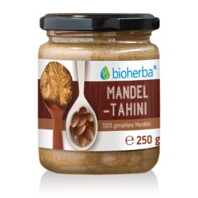Mandel Tahini 100 % gemahlene Mandelkerne 250 g online kaufen, besten Preis, Bioherba Reichenbach GmbH