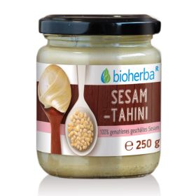 SUSAMAN TAHINI, 100% gemahlener weißer Sesam, 250g