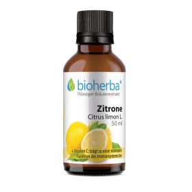 Zitrone, Citrus limon L., Tropfen, Tinktur 50 ml online kaufen, besten Preis, Bioherba Reichenbach GmbH