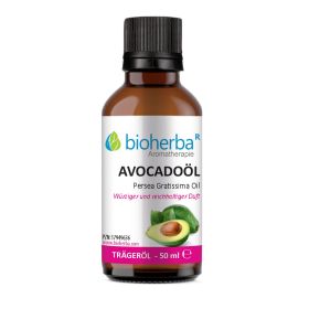Avocadoöl Reines Avocado-Trägeröl 50 ml online kaufen, besten Preis, Bioherba Reichenbach GmbH