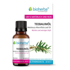 Teebaumöl Reines ätherisches Öl 10 ml online kaufen, besten Preis, Bioherba Reichenbach GmbH