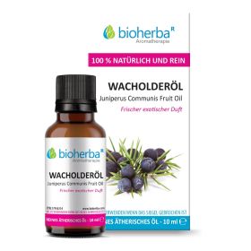WACHOLDERÖL Juniperus Communis Fruit Oil Reines ätherisches Wacholderöl 10 ml Bioherba Naturkosmetik