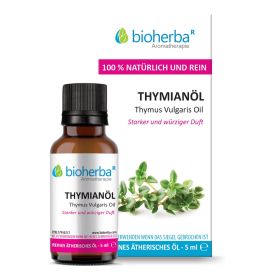 Thymianöl Thymus Vulgaris Oil Reines ätherisches Öl 5 ml online kaufen, besten Preis, Bioherba Reichenbach GmbH