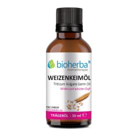 Weizenkeimöl Reines Weizenkeim-Trägeröl 50 ml online kaufen, besten Preis, Bioherba Reichenbach GmbH