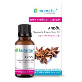 ANISÖL Pimpinella Anisum Seed Oil Reines ätherisches Anisöl 10 ml Bioherba Naturkosmetik