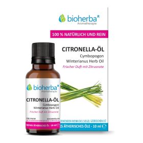 Citronella-Öl Reines ätherisches Öl 10 ml online kaufen, besten Preis, Bioherba Reichenbach GmbH