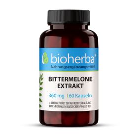 BITTERMELONE EXTRAKT 360mg 60 Kapseln Bioherba Nahrungsergänzungsmittel