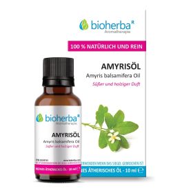 AMYRISÖL Amyris balsamifera (Amyris) Oil Reines ätherisches Amyrisöl 10 ml Bioherba Naturkosmetik