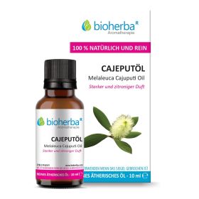 CAJEPUTÖL Melaleuca Cajuputi Oil Reines ätherisches Cajeputöl 10 ml Bioherba Naturkosmetik