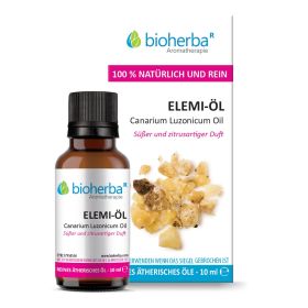 ELEMI-ÖL Canarium Luzonicum Oil Reines ätherisches Elemi-Öl 10 ml Bioherba Naturkosmetik