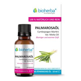 Palmarosaöl Reines ätherisches Öl 10 ml online kaufen, besten Preis, Bioherba Reichenbach GmbH