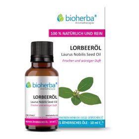LORBEERÖL Laurus Nobilis Seed Oil Reines ätherisches Lorbeeröl 10 ml Bioherba Naturkosmetik