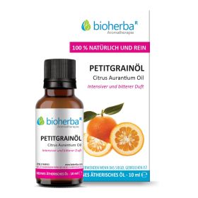 PETITGRAINÖL Citrus Aurantium Oil Reines ätherisches Petitgrainöl 10 ml Bioherba Naturkosmetik
