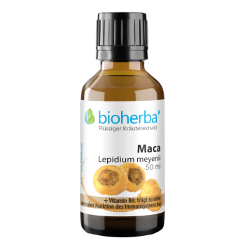 Maca, Lepidium meyenii, Tropfen, Tinktur 50 ml online kaufen, besten Preis, Bioherba Reichenbach GmbH